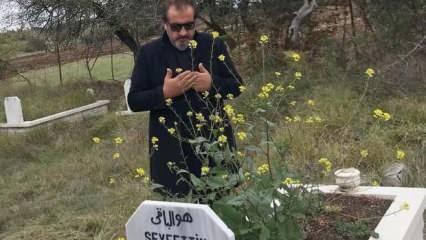 Mehmet Şef babasının mezarında! Babam 98 gün oldu ayrılalı