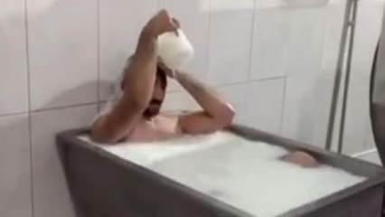 'Süt banyosu' skandalında yeni gelişme! Rezaleti böyle savundu!