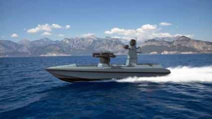 Türkiye'nin ilk silahlı insansız deniz aracı denize iniyor