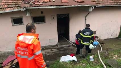 Zonguldak'taki yangında 2 yaşındaki Esila öldü