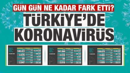 Türkiye'de gün gün koronavirüs tablosu vaka ve ölüm sayıları! Son durum