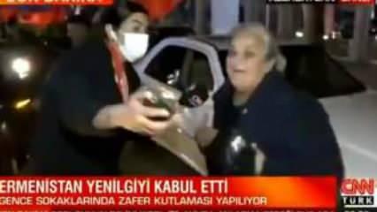 Yaşlı kadın sevincini böyle paylaştı: Erdoğan baba diyeceğim bundan sonra
