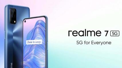 En uygun fiyatlı 5G destekli akıllı telefon: Realme 7 5G