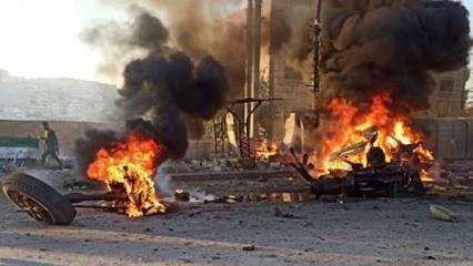 Afrin'de bombalı araç patlatıldı: 2 ölü, 17 yaralı
