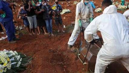 Brezilya'da 170 bine yakın kişi Kovid-19'dan hayatını kaybetti 