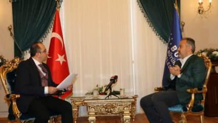 Bursa Belediye Başkanı Ali Nur Aktaş'tan Haber7'ye özel açıklamalar