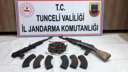 Tunceli'de PKK'nın ini imha edildi