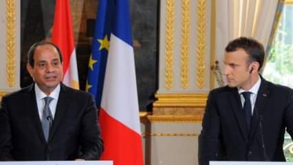 Fransa Cumhurbaşkanı Macron, Paris'te Mısır Cumhurbaşkanı Sisi ile görüşecek