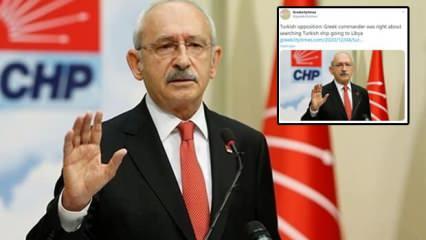 Türkiye'yi karalayan Kılıçdaroğlu, Yunan basınına manşet oldu