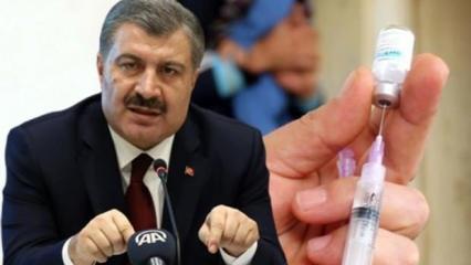 Sağlık Bakanı Koca'dan aşı açıklaması: Depolarda hazır bekliyor
