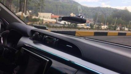 Araçtaki ‘radar tespit cihazı’ polisin dikkatiyle bulundu 