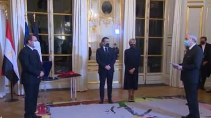 Fransa'dan bir skandal daha: Darbeci Sisi'ye 'onur nişanı' vermişler!