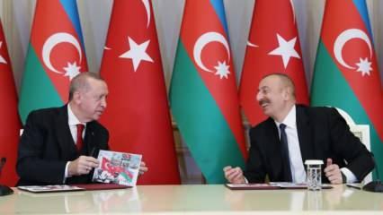 Son dakika haberi! Aliyev ile Erdoğan'dan ortak açıklama: Macron'a tarihi gönderme!