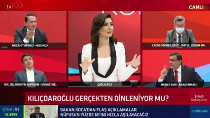 Canlı yayında gergin anlar: Murat Sarı ve CHP'li Kadir Gökmen Öğüt programı terk etti
