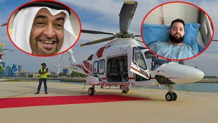 BAE Prensi Zayed, İsraillileri helikopterle kurtarıp hastane girişine kırmızı halı serdi