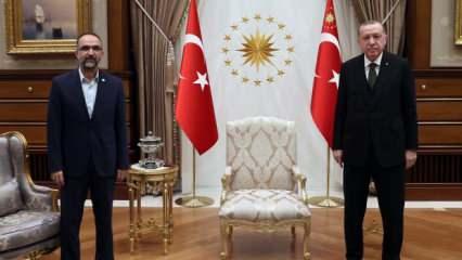 Başkan Erdoğan, HÜDA PAR Genel Başkanı İshak Sağlam'ı kabul etti 