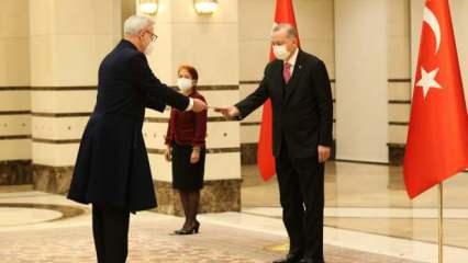 Başkan Erdoğan Letonya Büyükelçisini kabul etti