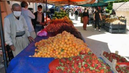 Derik'teki halk pazarı, koranavirüs tedbirleri kapsamında açılmayacak