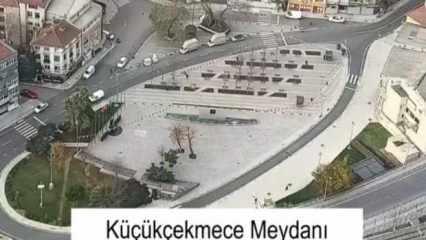 İstanbul Valisi Yerlikaya, İstanbul’un boş kalan meydanlarını paylaştı