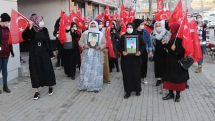 Şırnaklı kadınlardan 'Kahrolsun PKK, tırnakçı HDP' sloganı