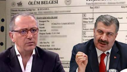 Son Dakika: Bakan Koca, Fatih Altaylı'nın iddiasına cevap verdi