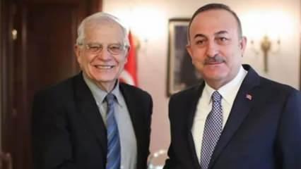 Dışişleri Bakanı Çavuşoğlu, AB Yüksek Temsilcisi Borrell ile görüştü