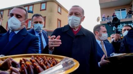 Başkan Erdoğan ikram etti: Bunu yiyen koronadan kurtulur
