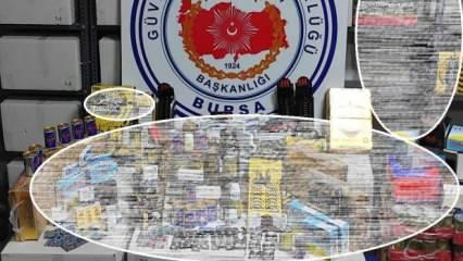 Bursa polisinden 1,5 milyon liralık uyarıcı ilaç baskını