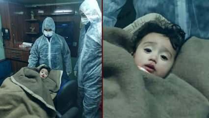 KKTC Sahil Güvenlik Ekipleri 1 yaşındaki göçmen bebeği ölümden kurtardı