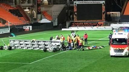 Lorient-Rennes maçında inanılmaz ölüm!