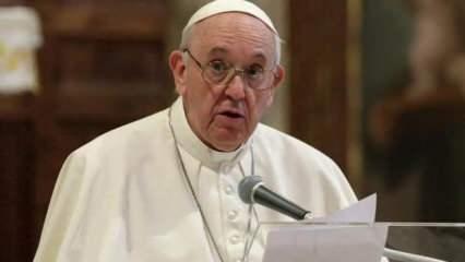 Papa'dan 'dedikodu yapmayın' uyarısı