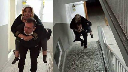 Polisimizden g&ouml;n&uuml;lleri fetheden hareket