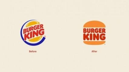 Burger King 21 yıl sonra logosunu değiştirdi
