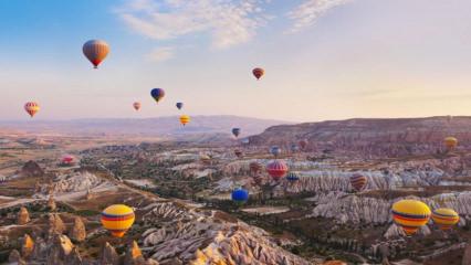 Kapadokya bölgesini 992 bin 620 turist ziyaret etti