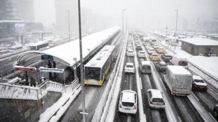 Son dakika: Meteoroloji'den İstanbul için dikkat çeken kar açıklaması! Peş peşe uyarılar...
