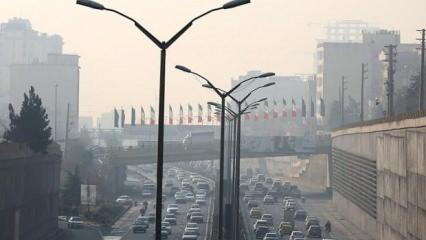 Tahran'da hava kirliliğinin riskli seviyede
