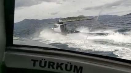 Yunan botları Kardak açıklarında Türk kara sularını ihlal etti