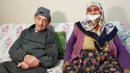 93 yaşındaki Kore Gazisi ve eşi koronayı yendi
