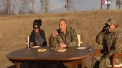 Aliyev’den Cıdır Ovası’nda zafer çayı