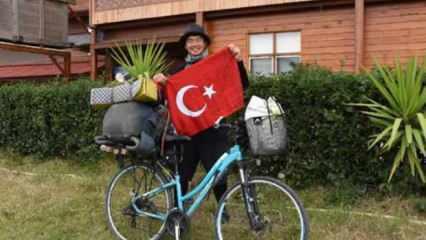Bisikletiyle dünyayı geziyor! Türkiye'ye hayran kaldı
