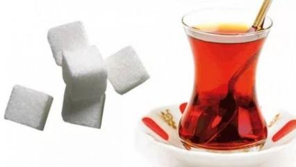 Çay keyfi zehre dönüşüyor! Çayı şekerli içmek pek çok hastalığa davetiye çıkarıyor