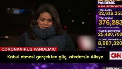 CNN muhabiri canlı yayında hüngür hüngür ağladı
