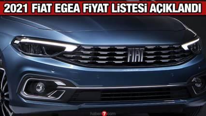 Fiat 2021 model Egea fiyat listesi yayınladı! Fiat Fiorino Doblo 500 Egea fiyat listesi