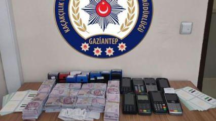 Gaziantep'te bir matbaada sahte 918 bin lira ele geçirildi