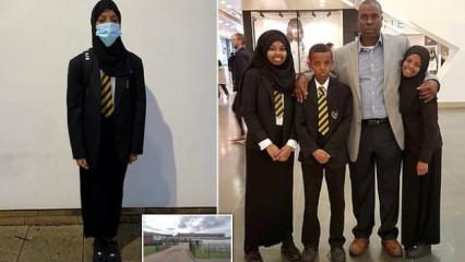 İngiltere'de Müslüman kıza kısa etek dayatması