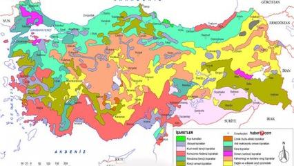 Türkiye Toprak Haritası! Zonal, Azonal, İntrazonal toprak çeşitleri nerelerde görülür?