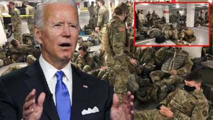 Joe Biden bu fotoğraf için askerlerden özür diledi, eşi kurabiye dağıttı