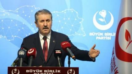 BBP Genel Başkanı Mustafa Destici: HDPKK kapatılmalıdır