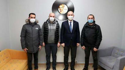 İçişleri Bakanı Süleyman Soylu Polis Radyosu'nu ziyaret etti