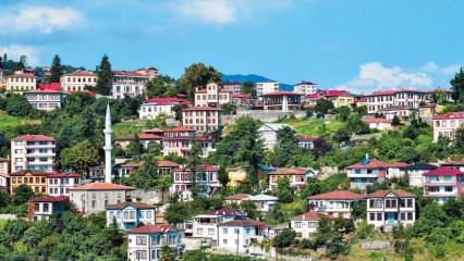 Trabzon'da tarihi Ortamahalle teleferikle de gezilecek